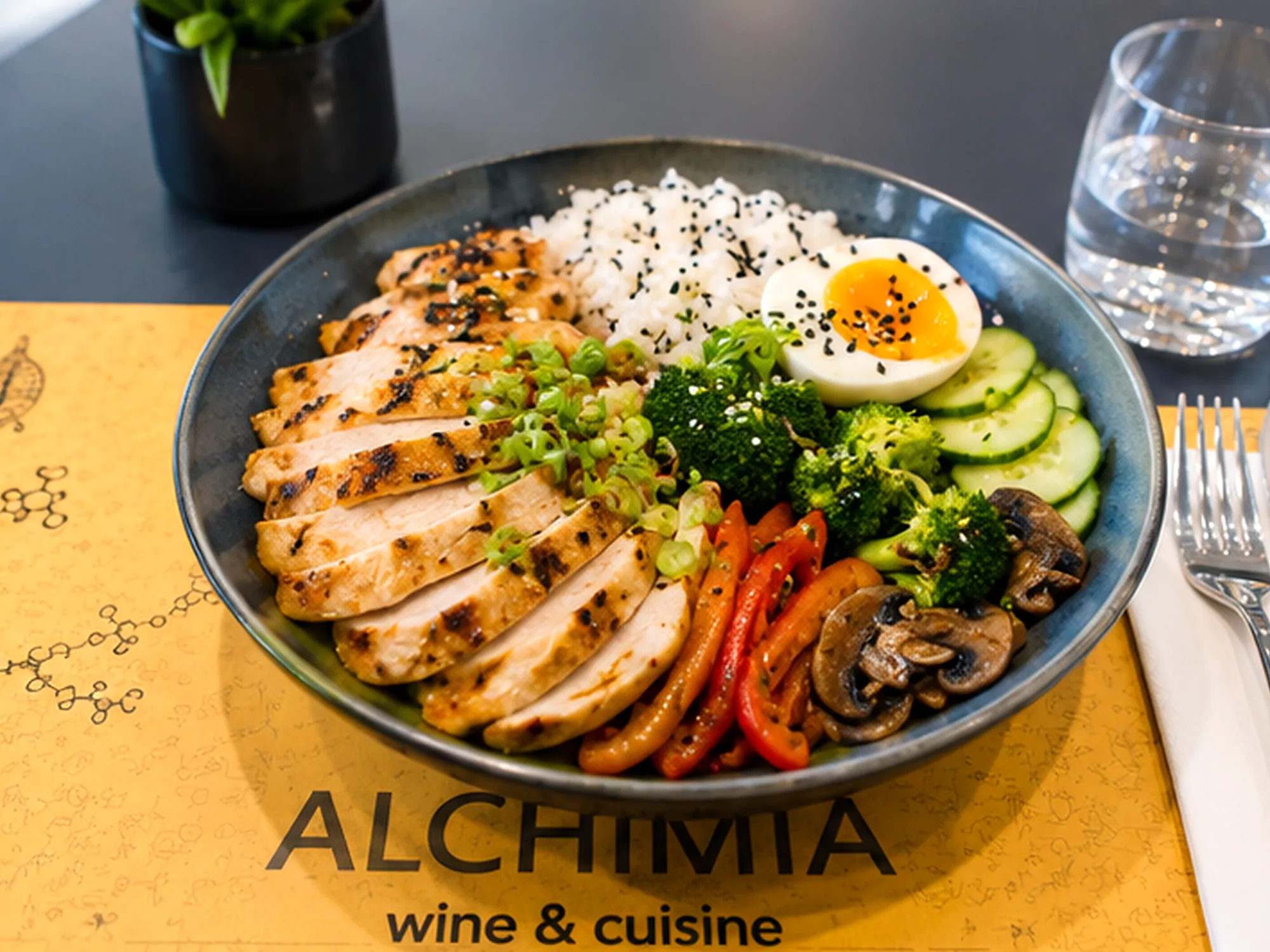 Asian Bowl cu Piept de Pui
