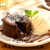 Lava Cake Homemade cu Înghețată de Vanilie