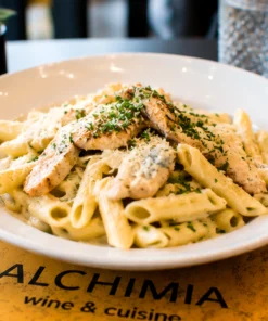 Penne cu Piept de Pui și Gorgonzola