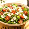 Salată cu Rucola, Roșii, Parmesan și Oțet Balsamic