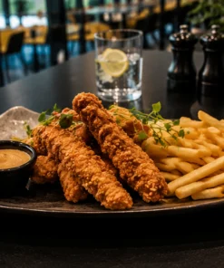 Crispy Strips din Piept de Pui